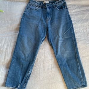 Abercrombie & Fitch Curve Love High Rise Mom Jean